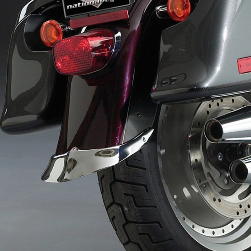 National cycle embouts de garde-boue chromes 731158