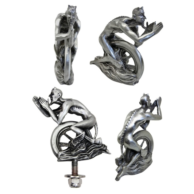 Ornement de garde-boue diable et roue 739947