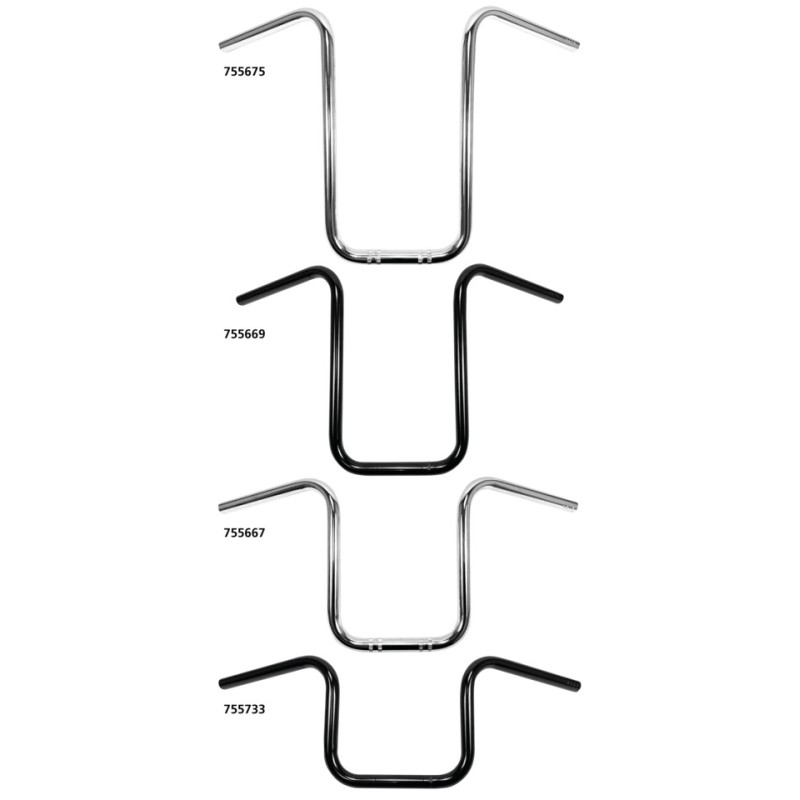 Ape hangers etroits westland customs un pouce de diametre 755675
