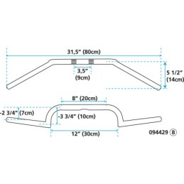 Guidons clubman sportster 094429