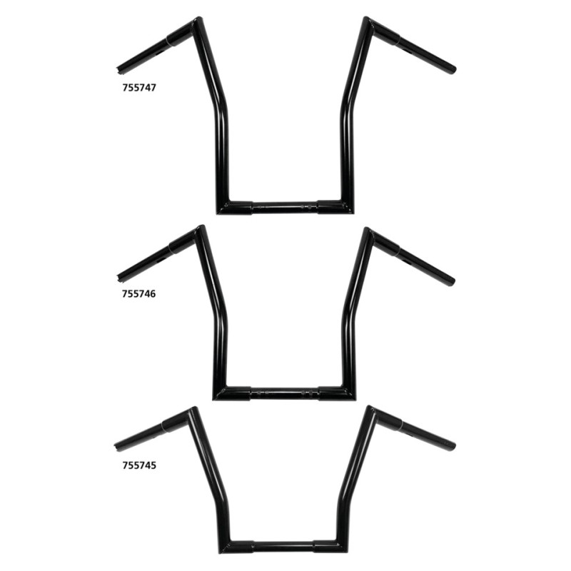 Guidons westland customs square fat ape hangers 755747
