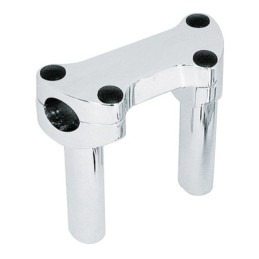 Jeux de risers et de pattes de guidon chromes 241256