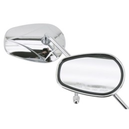 Retroviseur chrome avec logo diamant 270400