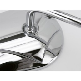 Retroviseur chrome avec logo diamant 270400