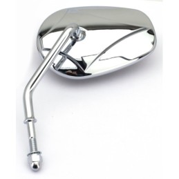 Retroviseur chrome avec logo diamant 270401