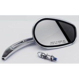 Retroviseur chrome avec logo diamant 270402