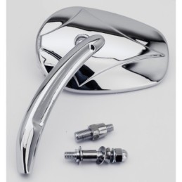 Retroviseur chrome avec logo diamant 270403