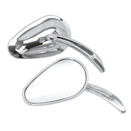 Retroviseurs chromes teardrop 270380