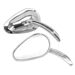 Retroviseurs chromes teardrop 270380