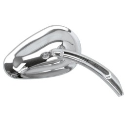 Retroviseurs chromes teardrop 270381