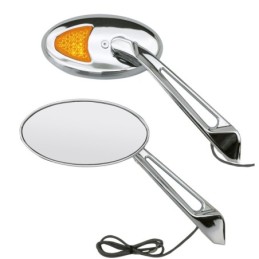Retroviseurs sport ovales avec clignotants led 162405