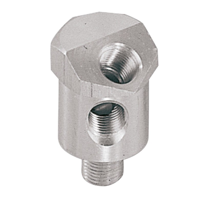 Adapteur de manometre d'huile en aluminium pour modeles big twin recent 234735