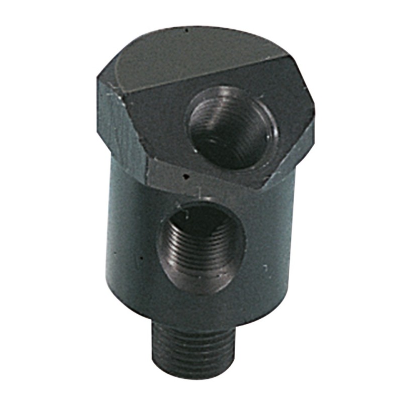 Adapteur de manometre d'huile en aluminium pour modeles big twin recent 234736