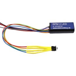 Indicateur de regime rpm 2 led 749555