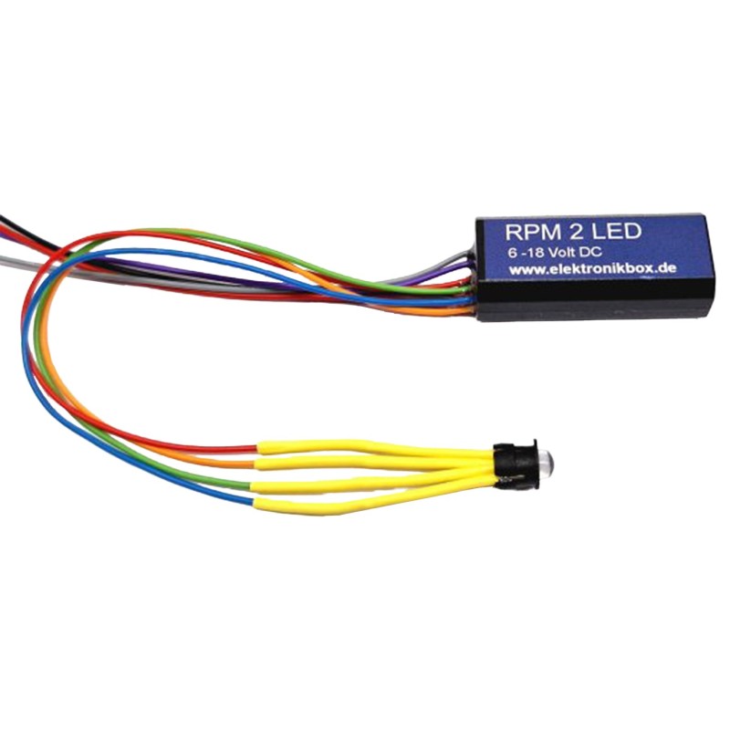 Indicateur de regime rpm 2 led 749555