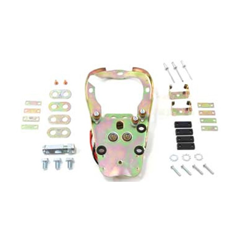 Tableau de bord a deux feux avec plaque de base fat bob 795177