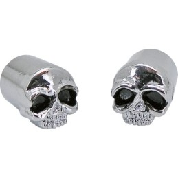 Bouchon de valve avec "tete de mort" 011485