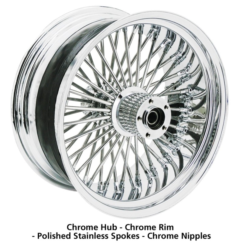Roues ride wright avec rayonnage radial a 50 rayons FD011041