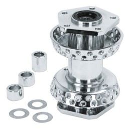 Style diabolo moyeux chrome pour 80 rayons 147088