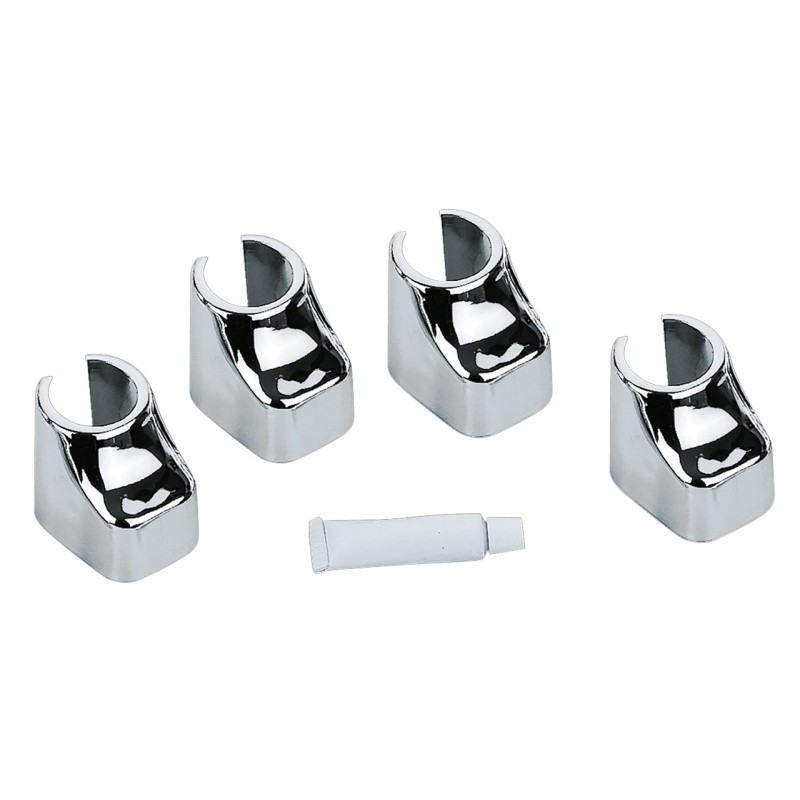 Couvercles de bloc de poussoir chromes pour les modeles evolution sportster 301871