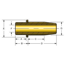 Guides de soupapes bronzes c630 par kibblewhite precision machining 724205