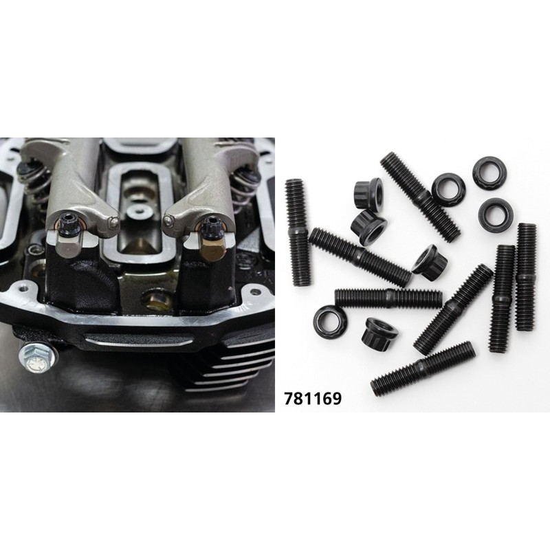Kit goujons de culbuteurs s&s pour milwaukee eight 781169