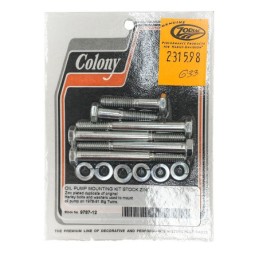 Kit vis de pompe a huile colony pour big twin 231598