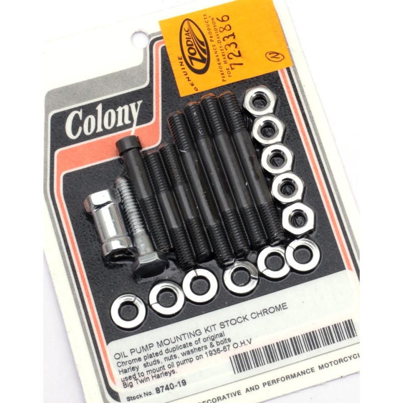 Kit vis de pompe a huile colony pour big twin 723386