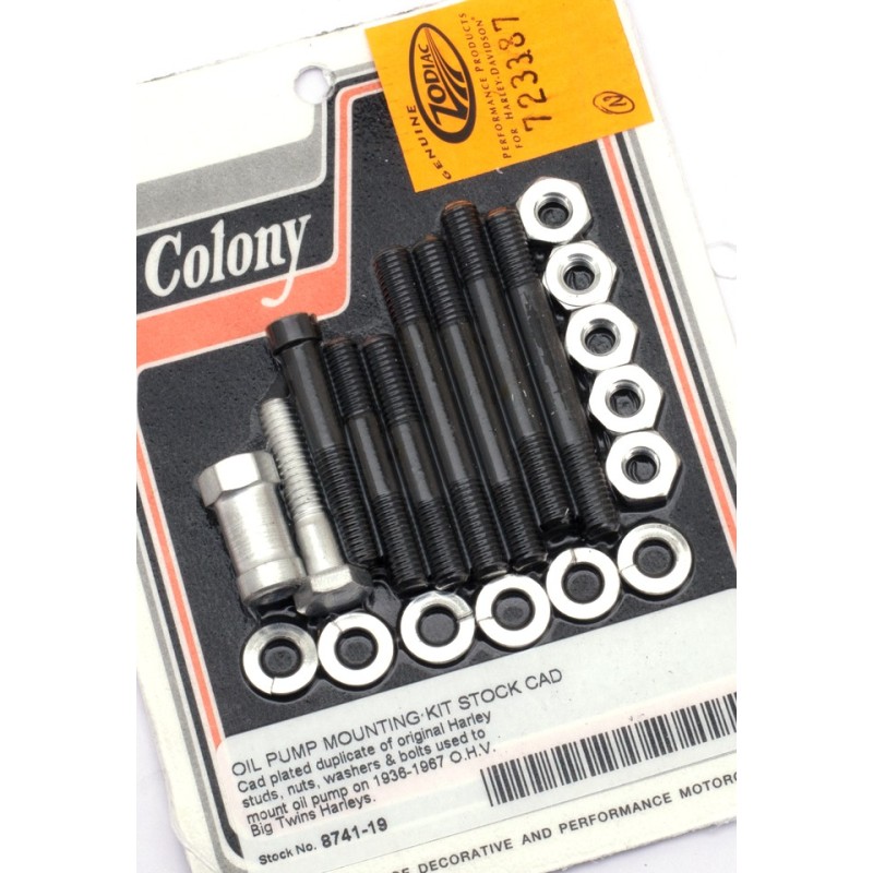 Kit vis de pompe a huile colony pour big twin 723387