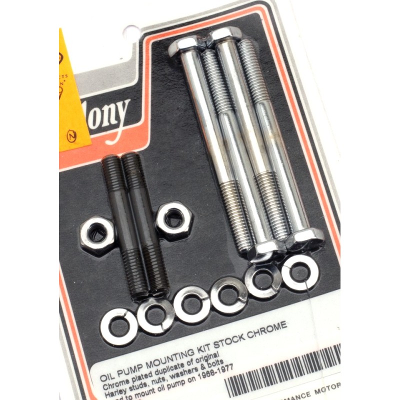 Kit vis de pompe a huile colony pour big twin 723389