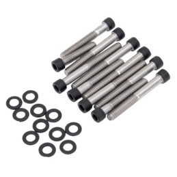 Kits de vis de carter de came en inox noires pour sportster 770480
