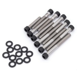 Kits de vis de carter de came en inox noires pour sportster 770481