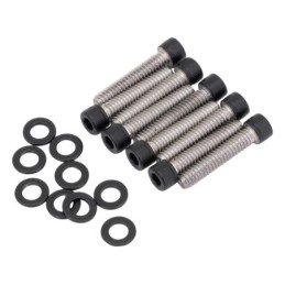 Kits de vis de couvercle de came en inox noires pour milwaukee eight 770482