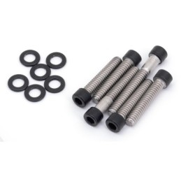 Kits de vis en inox noires pour carter de came 770478