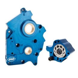 Kits pompe a huile et support de came s&s pour milwaukee eight 782691