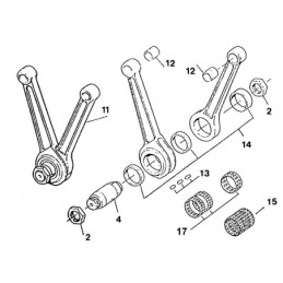Pieces de rechange de vilebrequin pour le sportster 769336