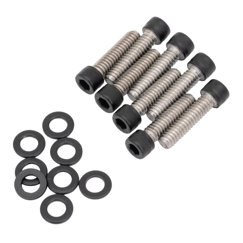 Vis d'embases de poussoirs en inox noires 770483