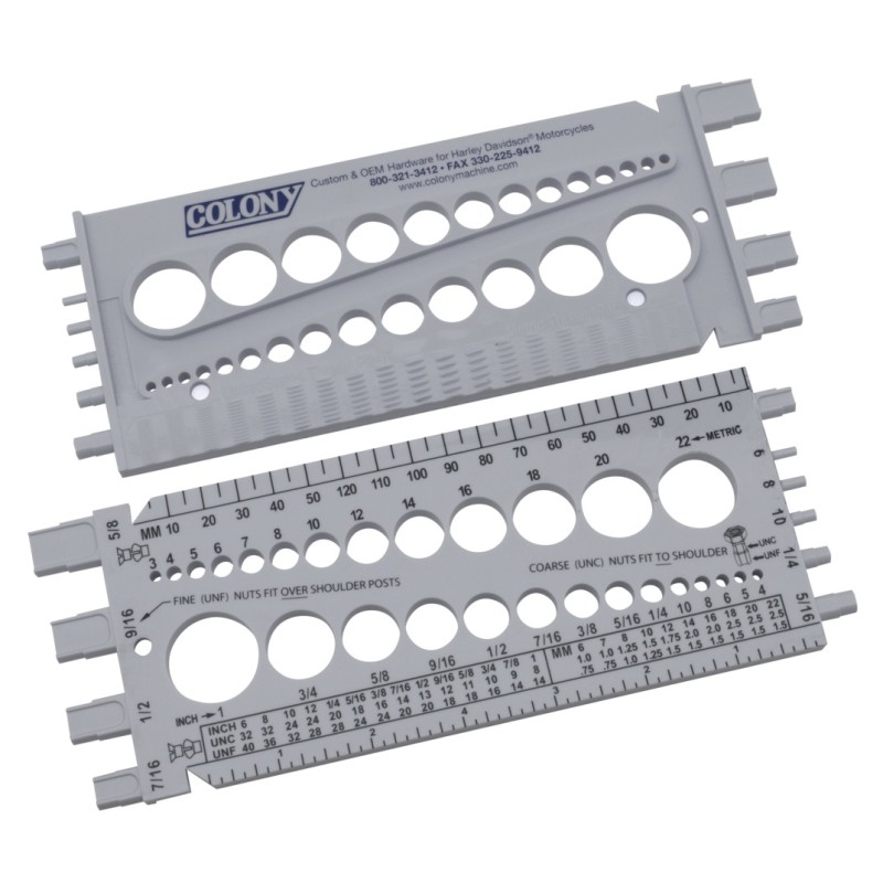 Peigne identifiant de filetages 781313