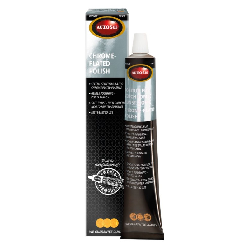 Polish autosol pour plastiques chromes 770309