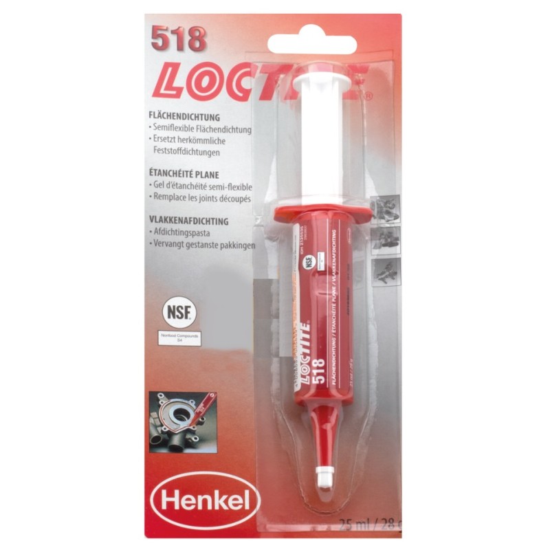Seringue joint loctite 518 748020