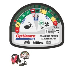 Testeur de batteries et alternateurs optimate 743774