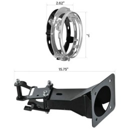 Carenage fxr style police pour twin cam dyna et milwaukee eight softail 770875