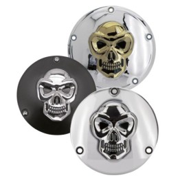 Couvercle d'embrayage aluminium avec crâne 302808