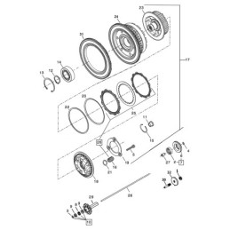 Pieces d'embrayage pour 1984 a 1989 big twin 144702