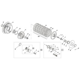 Pieces d'embrayage pour sportster fin 1984-1990 721349