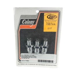 Adapteur de conduite d'huile/ de degazage pour big twin 788944