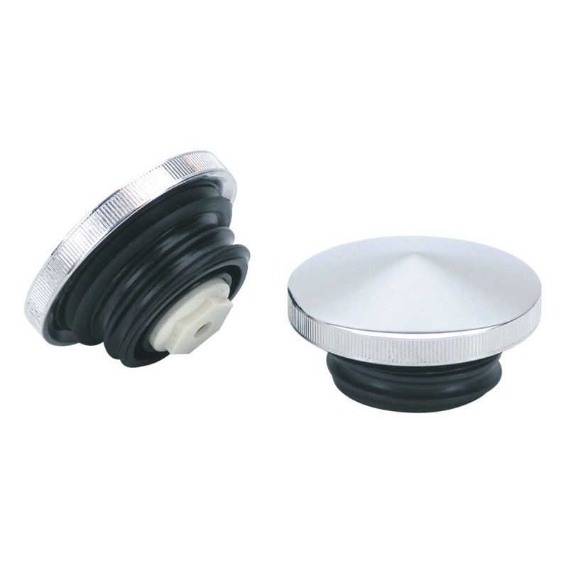 Bouchon chrome en pointe 022071