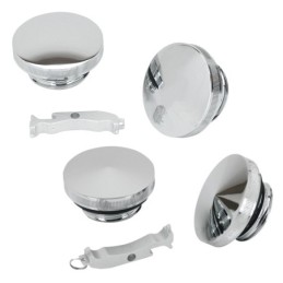 Bouchons usines et chrome "essential" en pointe ou en dome 012157
