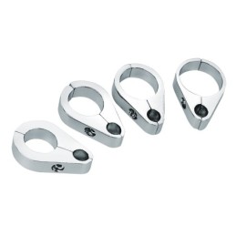 Colliers de cable et d'huile chromees 061184