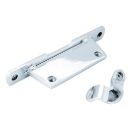 Fixations de bac a huile chromees de softail 160302